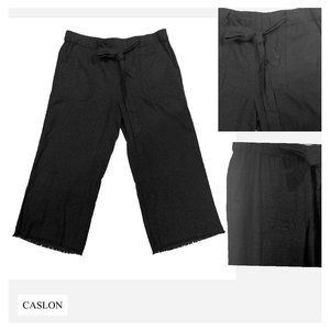 CASLON Tie Waist Crop Pants.